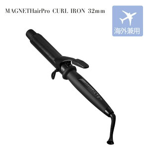 �y���K�i�z �z���X�e�B�b�N�L���A �}�O�l�b�g�w�A�v�� �J�[���A�C���� 32mm MAGNETHairPro CURL IRON �R�e �w�A�A�C���� ������ ���ӂ�J�[�� �ӂ��� �c�� ���� �L���A�N���X�^�� �V���R�����o