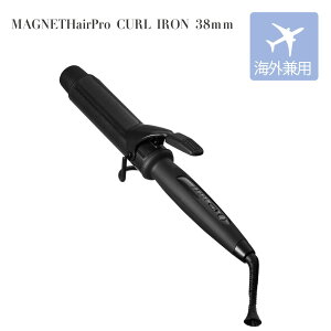�y���K�i�z �z���X�e�B�b�N�L���A �}�O�l�b�g�w�A�v�� �J�[���A�C���� 38mm MAGNETHairPro CURL IRON �R�e �w�A�A�C���� ���т�w�A ��܂�� �؍��� ������ �c�� ���� �L���A�N���X�^�� �V���R����