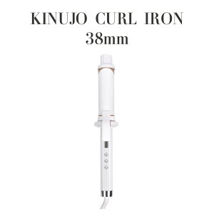 �y���K�i�z KINUJO ���� CURL IRON 38mm �J�[���A�C���� KC38N �C�O�Ή� 100-240V �V���N�v���[�g �����C�����}�� 11�i�K���x���� 100-200�� �f�W�^���\�� �������M 360�x��]�R�[�h �I�[�g�I�t�@�\ �T����