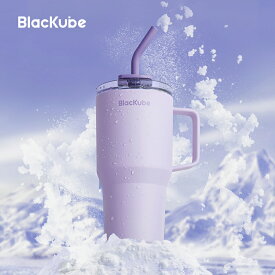 8/11 13:00-8/17 23:59【600円OFFクーポン】 SNS話題｜公式ショップ正規品blackube タンブラー セラミック タンブラー ストロー付き 保冷 水筒 スポーツ コーヒー 蓋付き 持ち運び 800ml/1200mlおしゃれ かわいい こぼれない 取っ手付 タンブラー 牛乳入れられる 大容量水筒