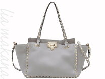 楽天市場】VALENTINO ロックスタッズ（カラーグレー）（バッグ｜バッグ 