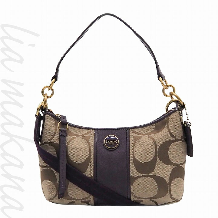 楽天市場】【中古】COACH コーチ シグネチャー バッグ ハンドバッグ  