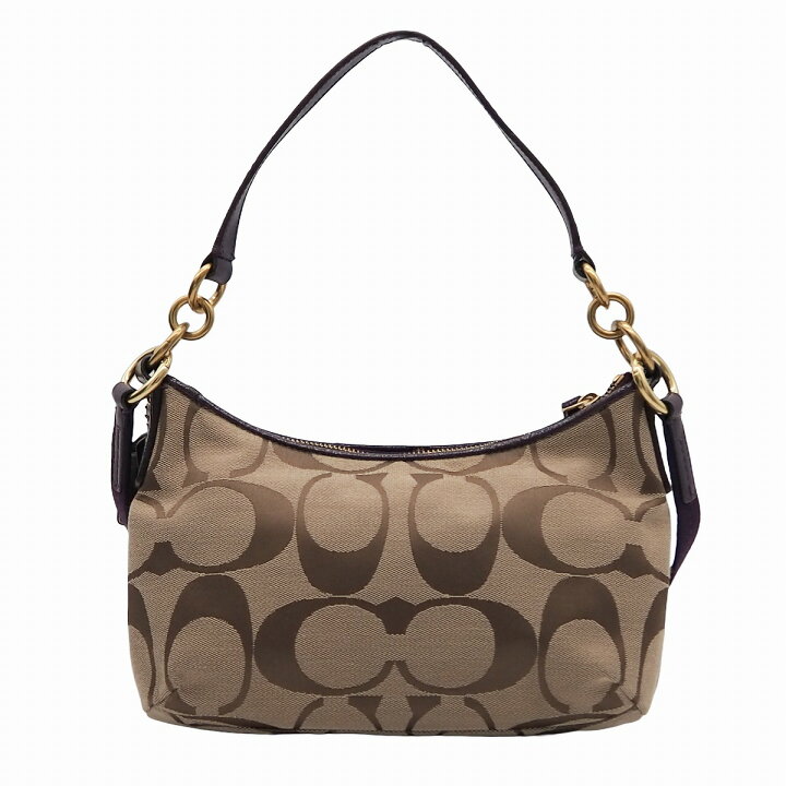 楽天市場】【中古】COACH コーチ シグネチャー バッグ ハンドバッグ 