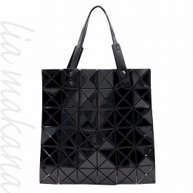 【中古】BAOBAO ISSEY MIYAKE バオバオ イッセイ ミヤケ LUCENT ルーセント バッグ トートバッグ 肩掛け ブラック 黒 塩化ビニール樹脂 軽量 ブラック金具 AG053 日本製【リアマカナ】