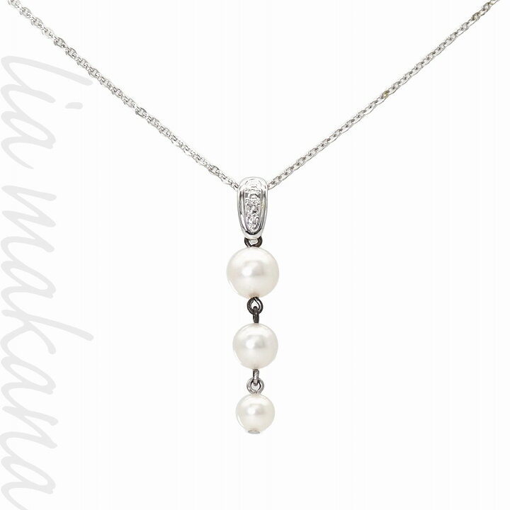 楽天市場】【中古】TASAKI タサキ 田崎真珠 スリーパール ペンダント 
