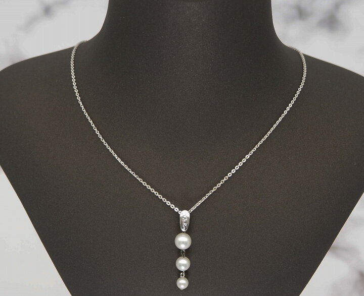 楽天市場】【中古】TASAKI タサキ 田崎真珠 スリーパール ペンダント  