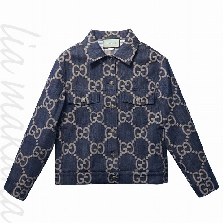 楽天市場】【中古】GUCCI グッチ ジャンボGG デニム ジャケット  
