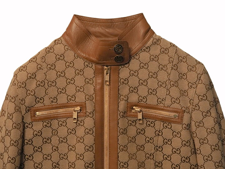 楽天市場】【中古】GUCCI グッチ GGキャンバス ジャケット ウィメンズ 