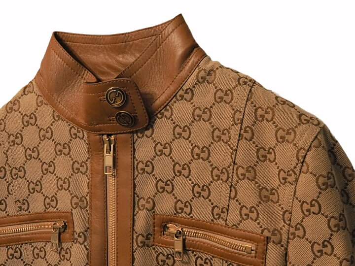 楽天市場】【中古】GUCCI グッチ GGキャンバス ジャケット ウィメンズ 