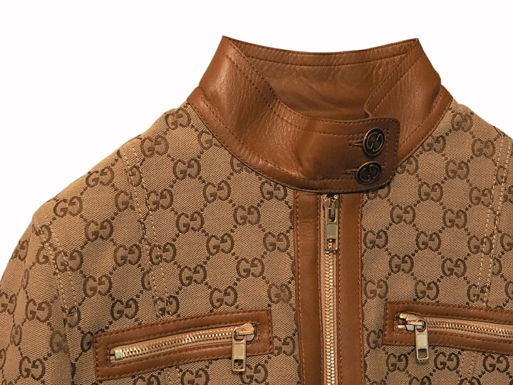 楽天市場】【中古】GUCCI グッチ GGキャンバス ジャケット ウィメンズ 