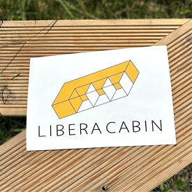 ステッカー シール sticker【サイズ17.5×12】【LIBERA CABIN】リベラキャビン アウトドア 車