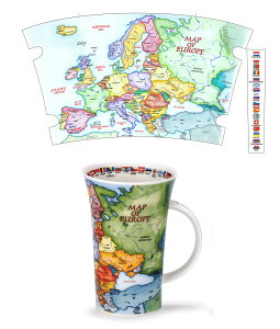 _X[p[Z[Ԍ10{^_k[@}O@irA}OjGlencoe MAP OF EUROPE 500ml@DUNOON