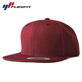 ユーポン フレックスフィット スナップバックキャップ 帽子 メンズ レディース YUPOONG FLEXFIT 無地 シンプル フリーサイズ [ rd ]