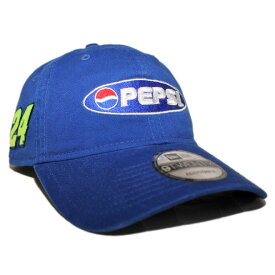 ニューエラ ナスカー ペプシ コラボ ストラップバックキャップ 帽子 NEW ERA NASCAR PEPSI 9twenty メンズ レディース フリーサイズ [ bl ]