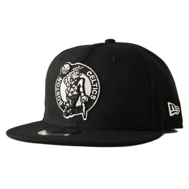 ニューエラ スナップバックキャップ 帽子 NEW ERA 9fifty メンズ レディース NBA ボストン セルティックス フリーサイズ [ bk ]
