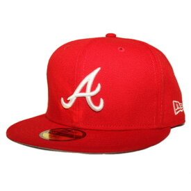 ニューエラ ベースボールキャップ 帽子 NEW ERA 59fifty メンズ レディース MLB アトランタ ブレーブス 6 3/4-8 1/4 [ rd ]
