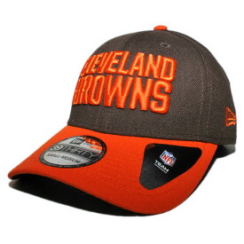 ニューエラ ベースボールキャップ 帽子 NEW ERA 39thirty メンズ レディース NFL クリーブランド ブラウンズ S/M M/L L/XL [ bn ]