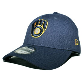 ニューエラ ベースボールキャップ 帽子 NEW ERA 39thirty メンズ レディース MLB ミルウォーキー ブルワーズ S/M M/L L/XL [ nv ]