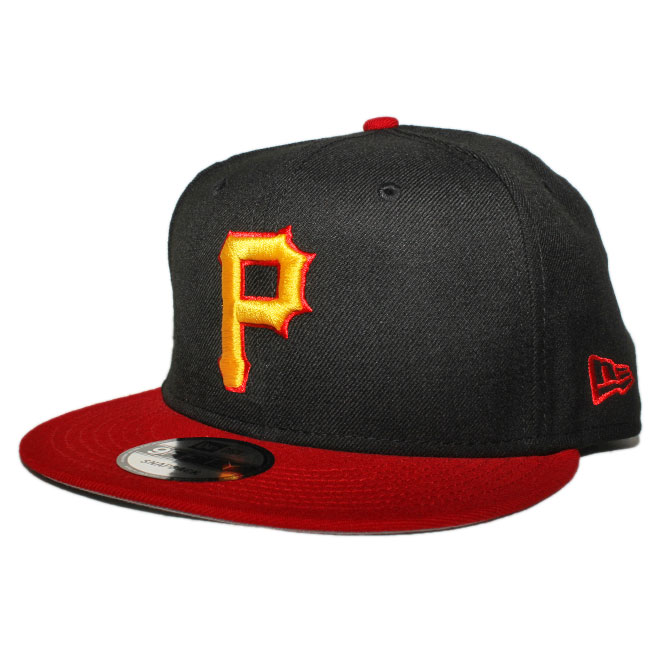 ニューエラ スナップバックキャップ 帽子 NEW ERA 9fifty メンズ レディース MLB ピッツバーグ パイレーツ フリーサイズ [ bk ]のサムネイル
