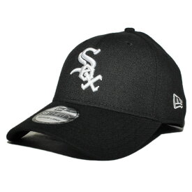 ニューエラ ベースボールキャップ 帽子 NEW ERA 39thirty メンズ レディース MLB シカゴ ホワイトソックス S/M M/L L/XL [ bk ]
