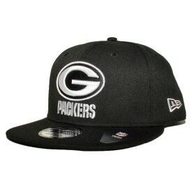 ニューエラ スナップバックキャップ 帽子 NEW ERA 9fifty メンズ レディース NFL グリーンベイ パッカーズ フリーサイズ [ bk ]