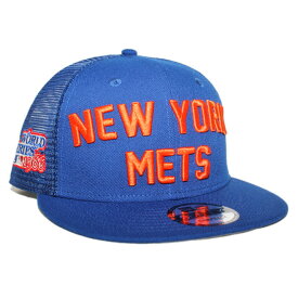 ニューエラ メッシュキャップ スナップバック 帽子 NEW ERA 9fifty メンズ レディース MLB ニューヨーク メッツ フリーサイズ [ bl ]