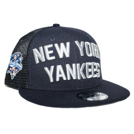 ニューエラ メッシュキャップ スナップバック 帽子 NEW ERA 9fifty メンズ レディース MLB ニューヨーク ヤンキース フリーサイズ [ nv ]