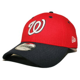 ニューエラ ストラップバックキャップ 帽子 NEW ERA 9forty メンズ レディース MLB ワシントン ナショナルズ フリーサイズ [ nv ]
