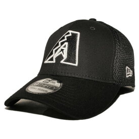 ニューエラ ベースボールキャップ 帽子 NEW ERA 39thirty メンズ レディース MLB アリゾナ ダイヤモンドバックス S/M M/L L/XL [ bk ]