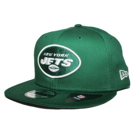 ニューエラ スナップバックキャップ 帽子 NEW ERA 9fifty メンズ レディース NFL ニューヨーク ジェッツ フリーサイズ [ gn ]