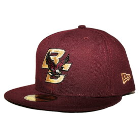 ニューエラ ベースボールキャップ 帽子 NEW ERA 59fifty メンズ レディース NCAA ボストンカレッジ イーグルス 6 3/4-8 1/4 [ rd ]