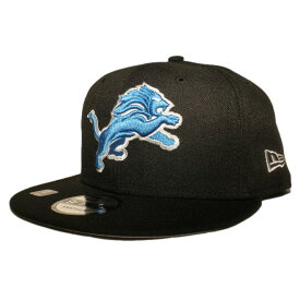 ニューエラ スナップバックキャップ 帽子 NEW ERA 9fifty メンズ レディース NFL デトロイト ライオンズ フリーサイズ [ bk ]