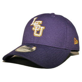 ニューエラ ストラップバックキャップ 帽子 NEW ERA 9forty メンズ レディース NCAA LSU タイガース フリーサイズ [ vt ]