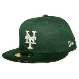 ニューエラ ベースボールキャップ 帽子 NEW ERA 59fifty メンズ レディース MLB ニューヨーク メッツ 6 3/4-8 1/4 [ gn ]