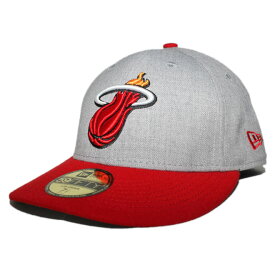 ニューエラ ベースボールキャップ 帽子 NEW ERA 59fifty メンズ レディース NBA マイアミ ヒート 6 3/4-8 1/4 [ gy ]