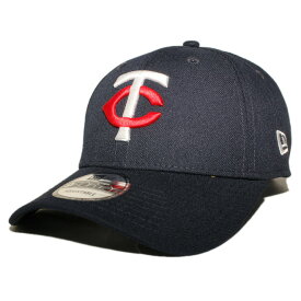 ニューエラ ストラップバックキャップ 帽子 NEW ERA 9forty メンズ レディース MLB ミネソタ ツインズ フリーサイズ [ nv ]