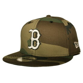 ニューエラ スナップバックキャップ 帽子 NEW ERA 9fifty メンズ レディース MLB ボストン レッドソックス 迷彩 フリーサイズ [ ol ptn ]