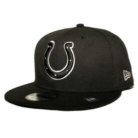 ニューエラ スナップバックキャップ 帽子 NEW ERA 9fifty メンズ レディース NFL インディアナポリス コルツ フリーサイズ [ bk ]