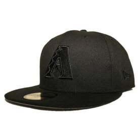 ニューエラ ベースボールキャップ 帽子 NEW ERA 59fifty メンズ レディース MLB アリゾナ ダイヤモンドバックス 6 3/4-8 1/4 [ bk ]