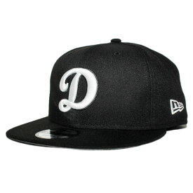 ニューエラ スナップバックキャップ 帽子 NEW ERA 9fifty メンズ レディース MLB ロサンゼルス ドジャース フリーサイズ [ bk ]