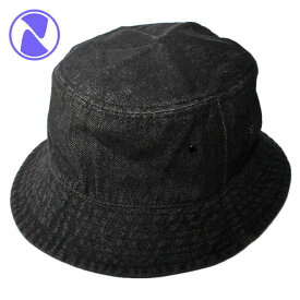 ニューハッタン バケットハット 帽子 メンズ レディース NEWHATTAN 無地 シンプル デニム S/M L/XL [ bk ]