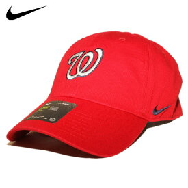 ナイキ ストラップバックキャップ 帽子 メンズ レディース NIKE MLB ワシントン ナショナルズ フリーサイズ [ rd ]