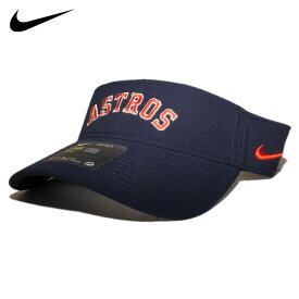 ナイキ サンバイザー 帽子 メンズ レディース NIKE MLB ヒューストン アストロズ フリーサイズ [ nv ]