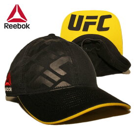 リーボック ユーエフシー コラボ ストラップバックキャップ 帽子 メンズ レディース Reebok UFC フリーサイズ [ bk ]