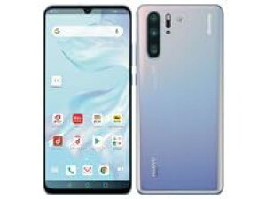 �y�����ςݕi�z HUAWEI P30 Pro HW-02L docomo 6GB�^128GB �t�@�[�E�F�C SIM���b�N�����ς� �u���[�W���O�N���X�^�� 180���ۏ�