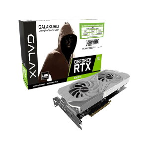 yςݕiz lu NVIDIA GeForce RTX3060Ti  OtBbN{[h GDDR6 8GB GALAKURO GAMINGV[Y GK-RTX3060Ti-E8GB/WHITE/LHR O{ OtBbN{[h 180ۏ