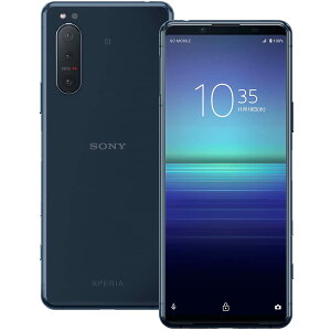 �y�����ςݕi�z SONY �\�j�[ Xperia5II SIM�t���[ Snapdragon 865 XQ-AS42 L256GB �u���[ �� �G�N�X�y���A SIM���b�N���� �l�b�g���[�N���p�����Ȃ� 180���ۏ�