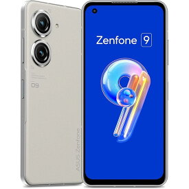 【整備済み品】 ASUS スマートフォン Zenfone 9 ムーンライトホワイト ZF9-WH8S128/A