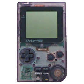【整備済み品】 Nintendo ゲームボーイポケット クリアパープル 画面交換済み 任天堂 180日保証 [video game]