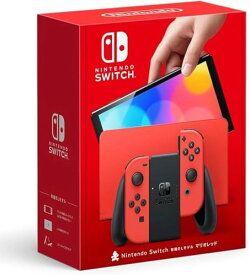 【整備済み品】 任天堂 Nintendo Switch 有機ELモデル マリオレッド ニンテンドースイッチ 本体 OLED 内蔵メモリ64GB HEG-S-RAAAA [video game]